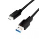 Cablu USB 3.0 A - USB type C 0.15m negru LOGILINK CU0166 Cablu USB 3.0 A - USB type C 0.15m negru LOGILINK CU0166
