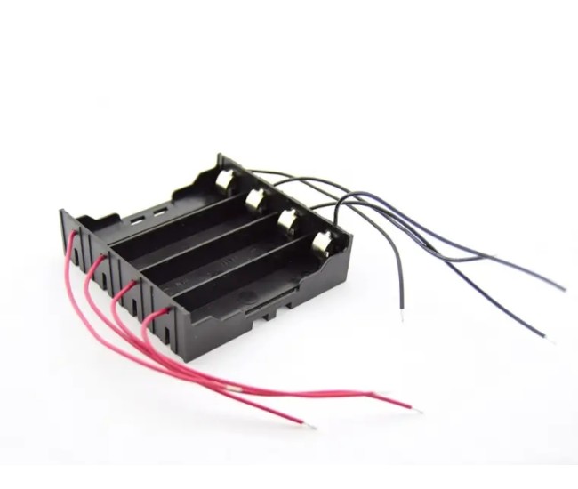 Carcasa acumulator 4x 18650 cu fire pt fiecare slot in parte /conectare in serie sau paralel Carcasa acumulator 4x 18650 cu fire pt fiecare slot in parte /conectare in serie sau paralel