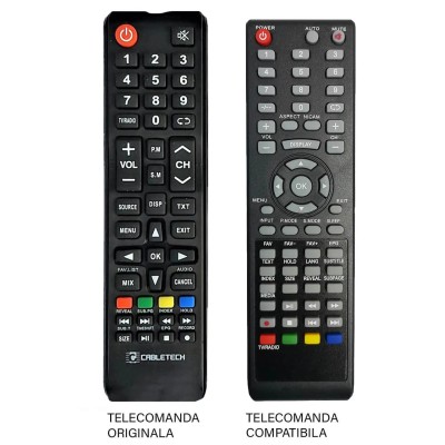 Telecomanda inlocuitoare compatibila TV CABLETECH (46-1)