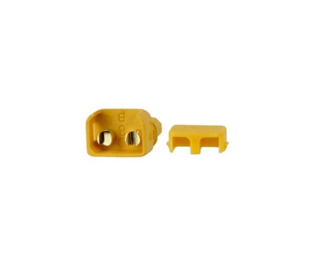 Mufa alimentare DC XT30 mama 2 pini pe cablu cu lipire 15A 500V AMASS XT30ULW-F