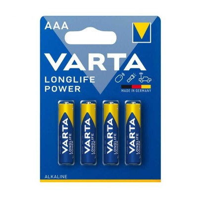 Baterii alcaline LR3 AAA Varta LongLife Power 4buc/blister 4903/4B Baterii alcaline LR3 AAA Varta LongLife Power 4buc/blister 4903/4B
