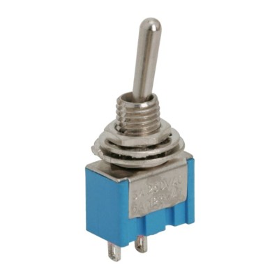 Comutator cu brat 1 circuit 3A 250V OFF-ON 09016 cu retinere Comutator cu brat 1 circuit 3A 250V OFF-ON 09016 cu retinere