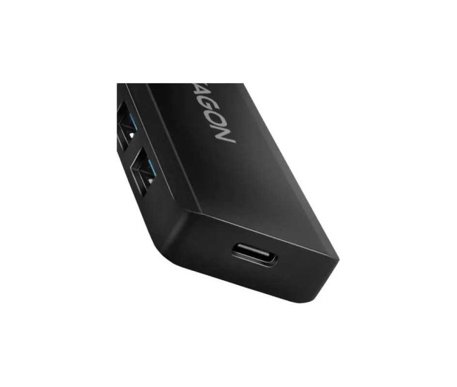 Hub USB AXAGON HUE-C1C 4x USB 3.2 Gen 1 0.2m - USB Type-C negru