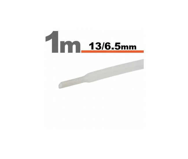 Tub termocontractibil transparent 13mm/ 6.5mm 1m 11024T-1 Tub termocontractibil transparent 13mm/ 6.5mm 1m 11024T-1