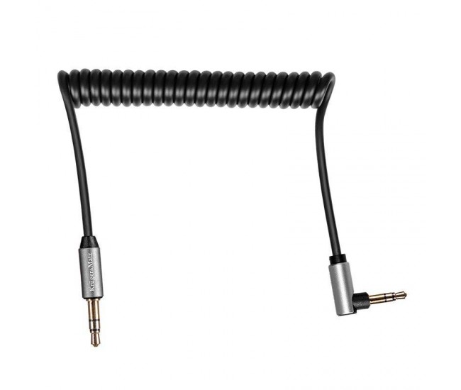 Cablu Jack 3.5 mm tata la 90 grade - tata 1m BASIC Kruger&Matz