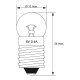 Bec E10 6V 0.4A glob Goobay Bec E10 6V 0.4A glob Goobay