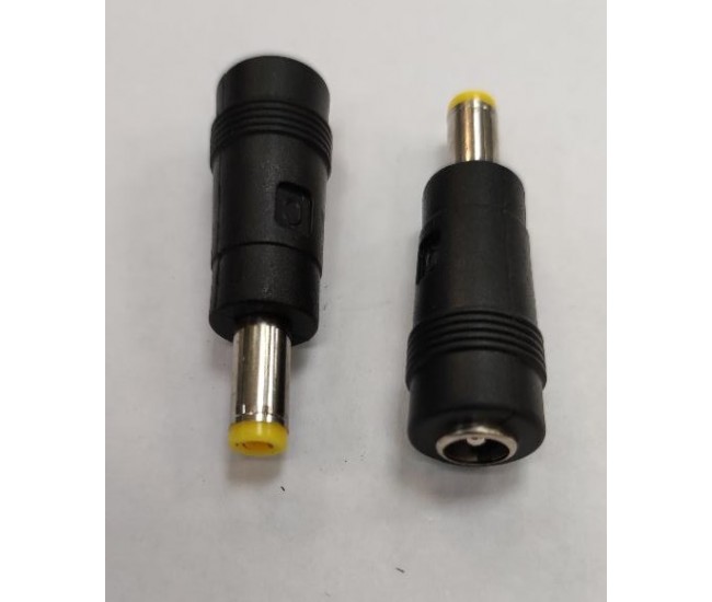 Mufa adaptoare alimentare DC 2.1x5.5 mm mama la 5.5x1.7 mm tata Mufa adaptoare alimentare DC 2.1x5.5 mm mama la 5.5x1.7 mm tata
