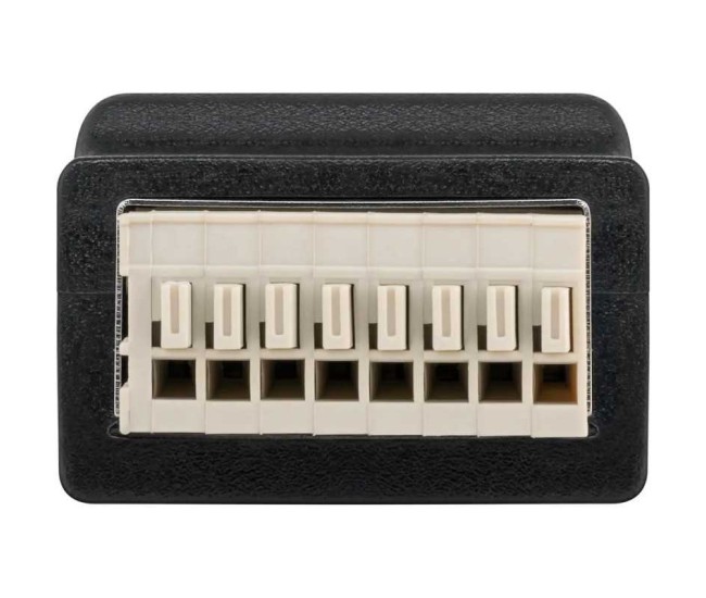 Adaptor bloc terminal cu 8 pini clema la RJ45 mama 8P8C Goobay 76737 Adaptor bloc terminal cu 8 pini clema la RJ45 mama 8P8C Goobay 76737