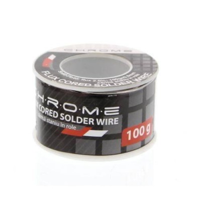 Fludor 100gr 0.8mm SN60 PB40 Flux 2% Chrome Fludor 100gr 0.8mm SN60 PB40 Flux 2% Chrome