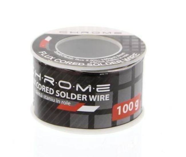 Fludor 100gr 0.8mm SN60 PB40 Flux 2% Chrome Fludor 100gr 0.8mm SN60 PB40 Flux 2% Chrome