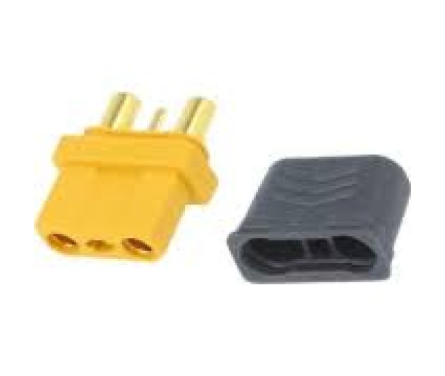 Mufa alimentare DC XT30 mama 3 pini pe cablu lipite 15A 500V AMASS ICX301-F Mufa alimentare DC XT30 mama 3 pini pe cablu lipite 15A 500V AMASS ICX301-F