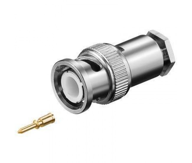 Mufa BNC tata pentru cablu RG58U Goobay