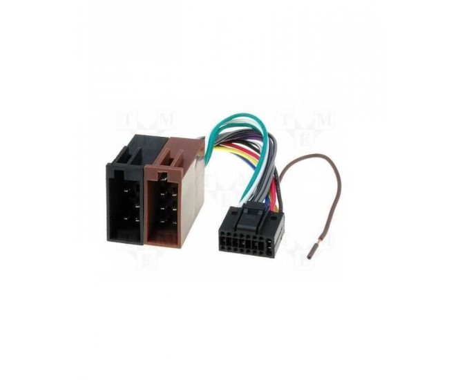 Cablu adaptor auto conector ISO la Kenwood 16 pini 4CarMedia Cablu adaptor auto conector ISO la Kenwood 16 pini 4CarMedia