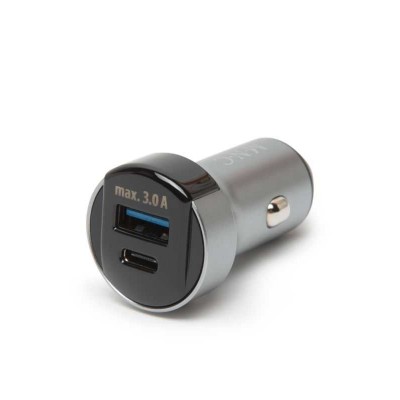 Adaptor bricheta auto bricheta - USB type C / PD +USB cu Incarcare rapida QC3.0 18W delight 55025