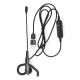 Casti Headset In-Ear USB-A/USB type C 1.8m negru Nedis CHSTUM210BK