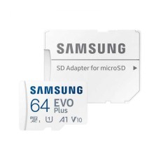 MicroSDHC UHS-1 CARD +adaptor SD 64GB 130MB/s EVO PLUS SAMSUNG MB-MC64KA/EU