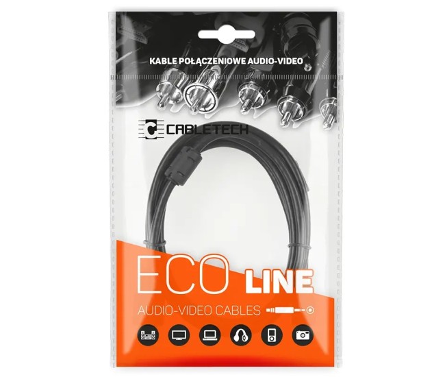 Cablu prelungitor Jack 3.5 mm 10m mama-tata Eco-line Cabletech KPO4006-10