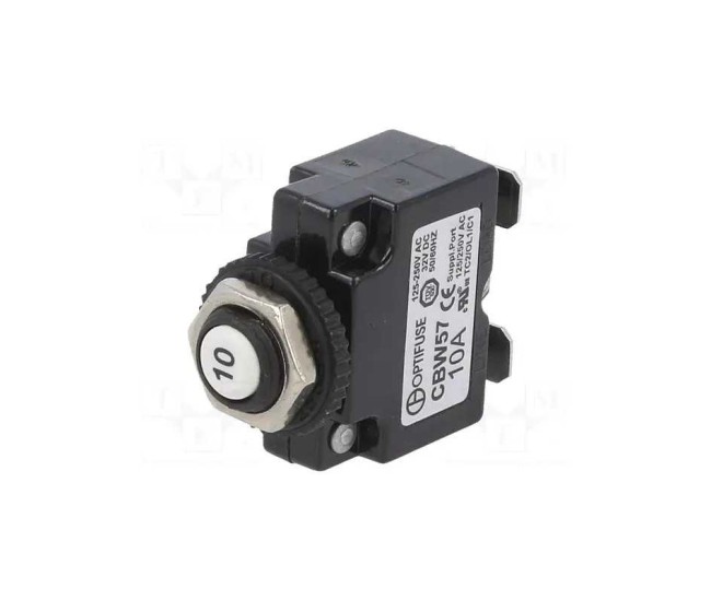 Siguranta termica 10A OPTIFUSE CBW57-PB-10A-5X Imax. 1kA 32VDC/50VDC/125V/250V