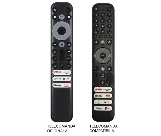 Telecomanda TV TCL RC902V FMR1 compatibil cu originalul (574-1)