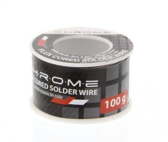 Fludor 100gr 1.0mm SN60 PB40 Flux 2% Chrome Fludor 100gr 1.0mm SN60 PB40 Flux 2% Chrome