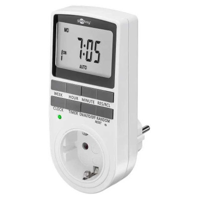 Priza programabila digitala pentru interior 3680W, Goobay 50374