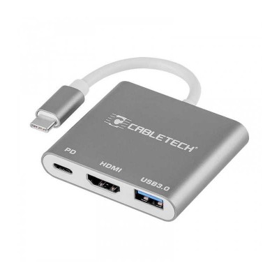 Cablu adaptor USB 3.0 Type C - USB 3.0 Type C HDMI 4K 3840X2160P 30Hz PD CABLETECH