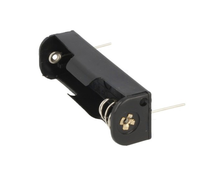 Suport baterie 1x AA R6 cu terminal PCB COMF BH-311-1P