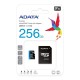 Card microSDXC 256GB +adaptor SD clasa 10 Adata AUSDX256GUICL10A1-RA1