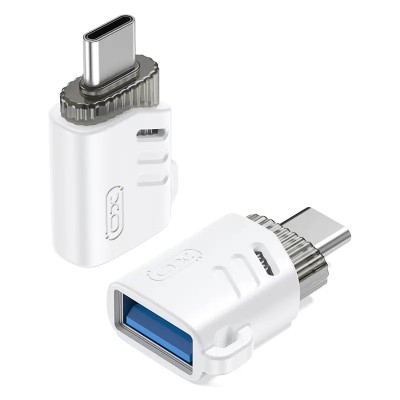 Adaptor OTG USB mama la USB-C tata alb XO-NB256B Adaptor OTG USB mama la USB-C tata alb XO-NB256B