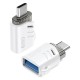 Adaptor OTG USB mama la USB-C tata alb XO-NB256B Adaptor OTG USB mama la USB-C tata alb XO-NB256B