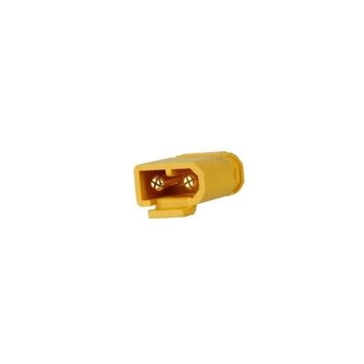 Soclu alimentare DC XT30 tata 2 pini pentru PCB THT 15A 500V AMASS XT30ULW-M