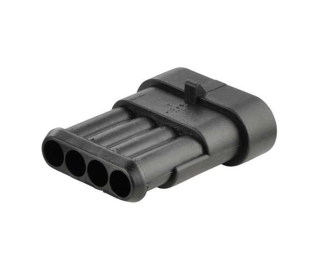 Conector cablu Superseal 1.5 tata mufa 4 pini IP67 TE Connectivity 282106-1 Conector cablu Superseal 1.5 tata mufa 4 pini IP67 TE Connectivity 282106-1