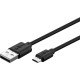 Cablu USB A tata - micro USB B tata 1m Goobay 46800 Cablu USB A tata - micro USB B tata 1m Goobay 46800