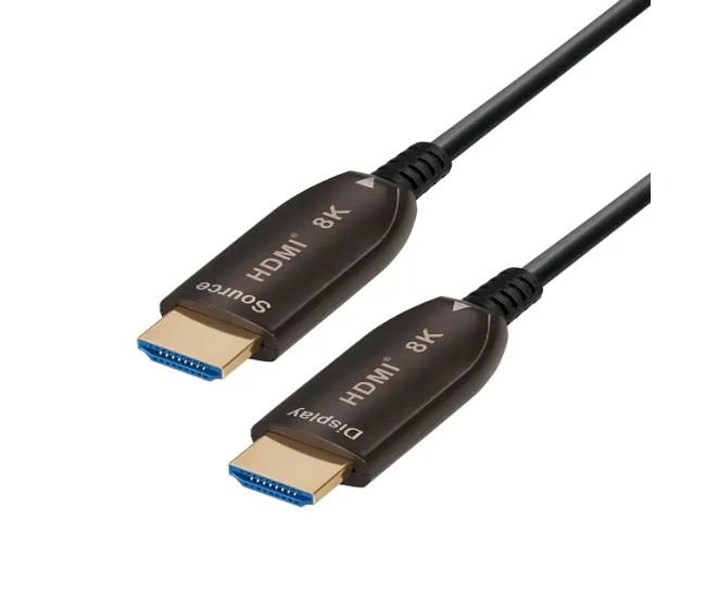 Cablu HDMI v2.0 Active Optical AOC 20m 8K 60Hz ARC Ethernet cu fibra optica 4.8mm Cablu HDMI v2.0 Active Optical AOC 20m 8K 60Hz ARC Ethernet cu fibra optica 4.8mm