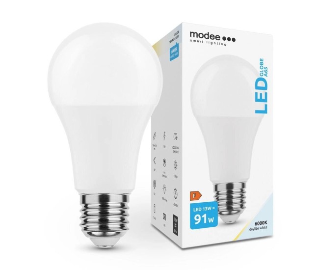Bec LED Modee A65 E27 13W 230V 1350lm 6000K lumina alb rece ML-G6000K13WE27 Bec LED Modee A65 E27 13W 230V 1350lm 6000K lumina alb rece ML-G6000K13WE27
