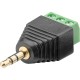 Adaptor bloc terminal cu 3 pini tip regleta cu surub la Jack 3.5 mm tata 3 pini stereo Goobay 76745 Adaptor bloc terminal cu 3 pini tip regleta cu surub la Jack 3.5 mm tata 3 pini stereo Goobay 76745