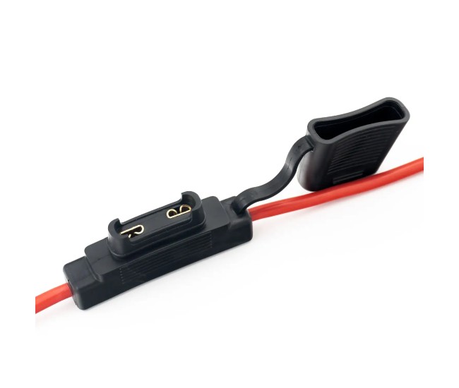 Suport siguranta auto MAXI 30x34mm etans cu cablu 30cm cupru 6mm max 40A 1buc Carguard USC010