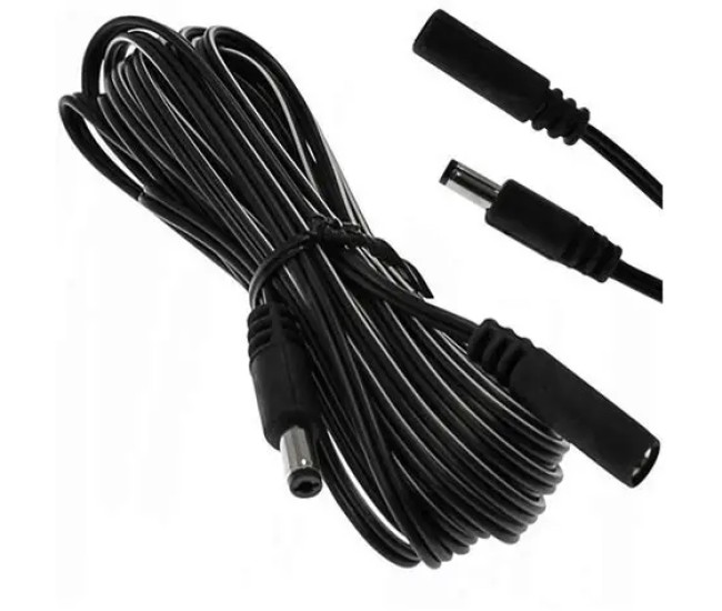 Cablu prelungitor 2x0.5mm2 DC 5.5/2.1 mufa - DC 5.5/2.1 mama 2m 5A drept negru ESPE KAB-2MWT/GN2.1 Cablu prelungitor 2x0.5mm2 DC 5.5/2.1 mufa - DC 5.5/2.1 mama 2m 5A drept negru ESPE KAB-2MWT/GN2.1