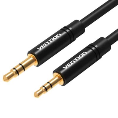 Cablu Slim Jack 2.5 mm 3 pin tata - Jack 3.5 mm 3 pin tata 0.5m negru VENTION BALBD Cablu Slim Jack 2.5 mm 3 pin tata - Jack 3.5 mm 3 pin tata 0.5m negru VENTION BALBD