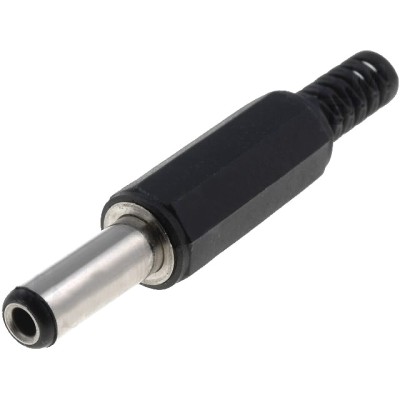 Mufa alimentare DC tata 5.5x 2.1 mm 14mm pe cablu PC-2.1/5.5-14 Mufa alimentare DC tata 5.5x 2.1 mm 14mm pe cablu PC-2.1/5.5-14