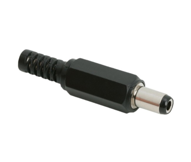Mufa DC 5.5x2.5 mm tata cu protector