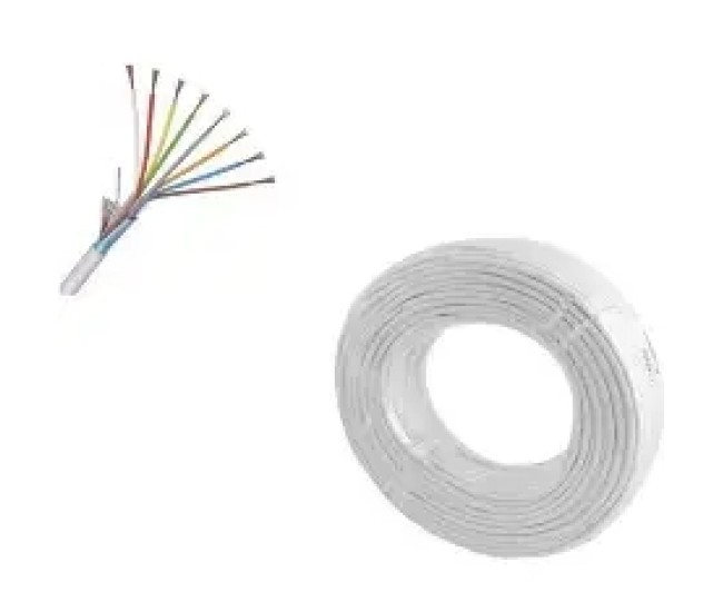 10m cablu alarma 8 fire 8x0.22mm2 cupru multifilar ecranate TED Wire Expert TED002334