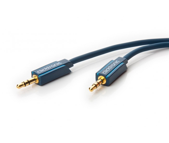 Cablu audio Profesional Jack 3.5 mm 1.5m tata-tata stereo OFC cupru fara oxigen Clicktronic Cablu audio Profesional Jack 3.5 mm 1.5m tata-tata stereo OFC cupru fara oxigen Clicktronic