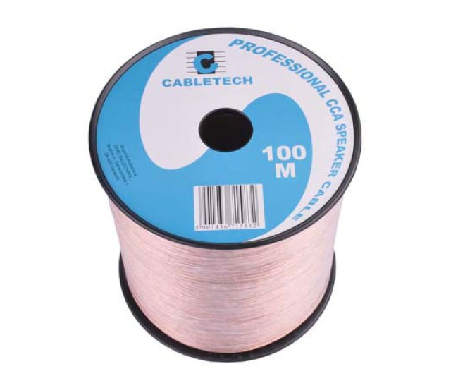 Cablu difuzor CCA 2x2.50mm transparent Cabletech KAB0360 Cablu difuzor CCA 2x2.50mm transparent Cabletech KAB0360