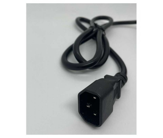 Cablu de alimentare IEC320-14 tata - 4x SCHUKO mama 1m 3x1.5mm2 16A conductor cupru Cablu de alimentare IEC320-14 tata - 4x SCHUKO mama 1m 3x1.5mm2 16A conductor cupru