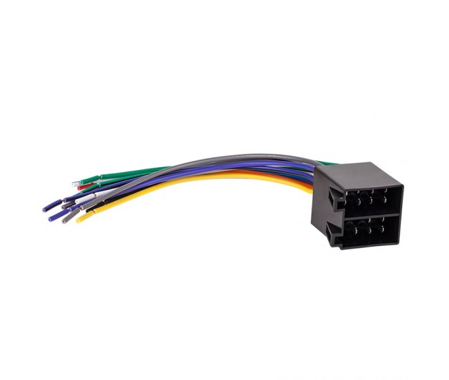 Conector ISO mama auto lipit cu cabluri 20cm Conector ISO mama auto lipit cu cabluri 20cm