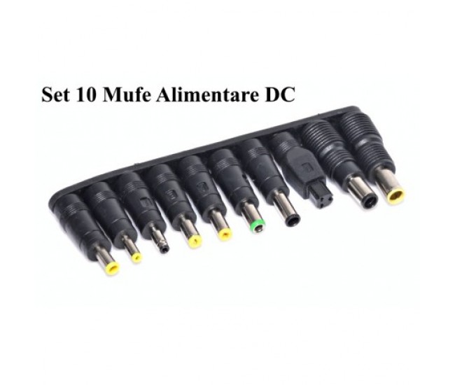 Set 10 mufe adaptoare alimentare DC