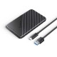 Rack Orico 25PW1-C3-BK USB3.2 2.5 inch conector USB Type-C 130x80x15mm negru Rack Orico 25PW1-C3-BK USB3.2 2.5 inch conector USB Type-C 130x80x15mm negru