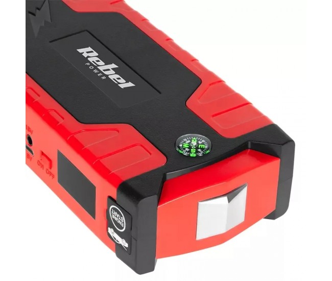 Jump Starter 10000mAh Rebel + Power Bank si Compresor auto URZ0967 Jump Starter 10000mAh Rebel + Power Bank si Compresor auto URZ0967