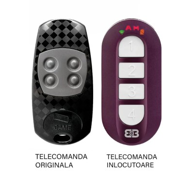 Telecomanda poarta garaj Came ATO4EV 4 Butoane/ cod saritor/ 433.92Mhz (603)